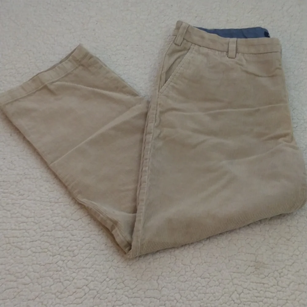 Nautica Tan Cotton Dansforth Corduroy Pants 38 - 30